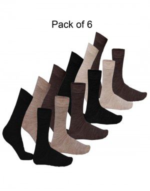 Pure Wool Socks Plain P6